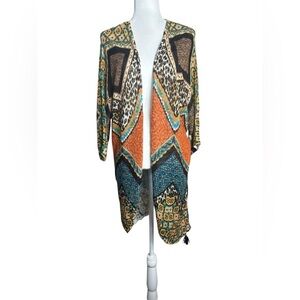 Chico's Multicolor Knit Cardigan